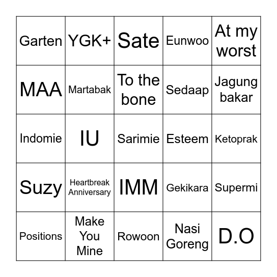 Pea Culture Technology Bingo Card