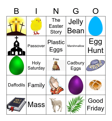 Happy Easter Bingo! Bingo Card
