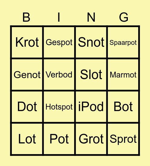 MEGA ONLINE BINGO Card