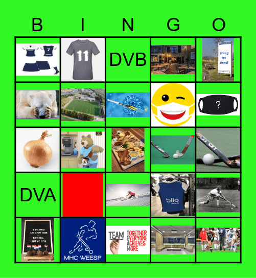 DVB Bingo Card