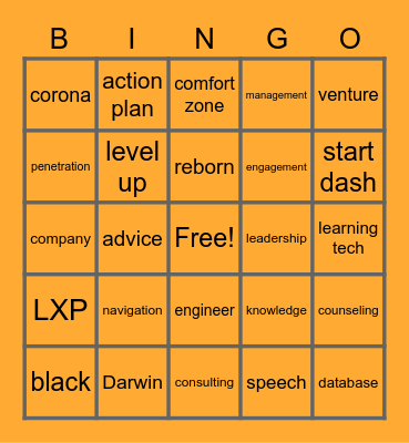 2021 Q1 LMG General Meeting Bingo Card