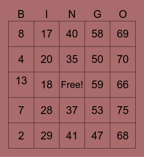 Yeonyul Shin TV Bingo Card