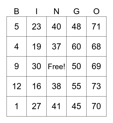 YEONYUL shin Tv Bingo Card