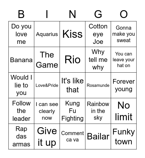 Foute ronde 1 Bingo Card