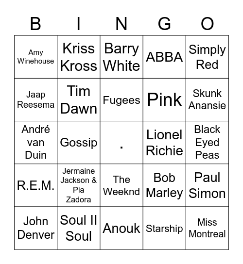 KoningsdagPiepeltjesBingo Card