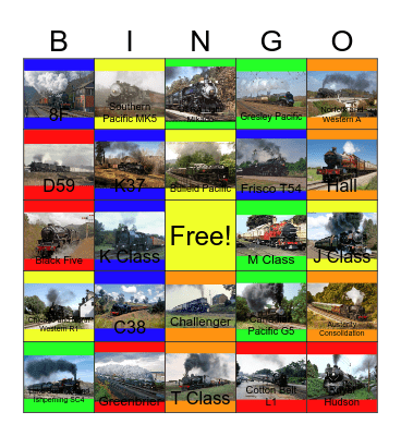 Steamies that I would to restore with money one day Bingo Card