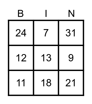 Los Numeros 0-50 Bingo Card