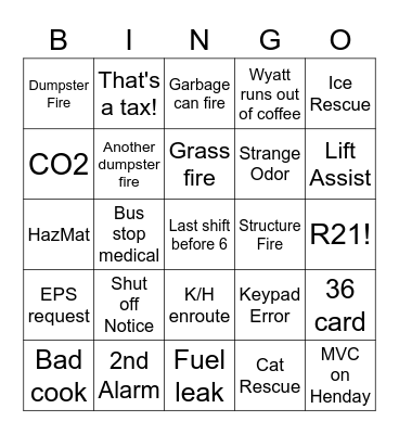 March Madness Bingo Card