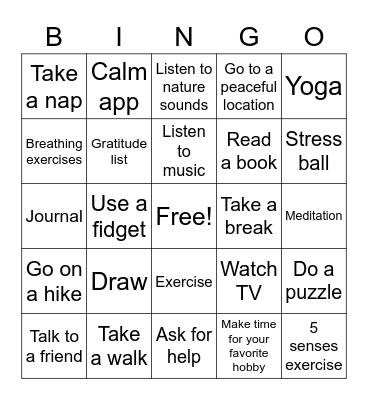 BINGO! Bingo Card