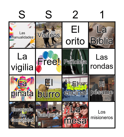 MISIONES MJC 2021 Bingo Card