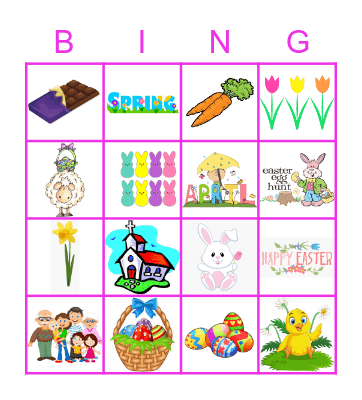 Easter Bingo! Bingo Card