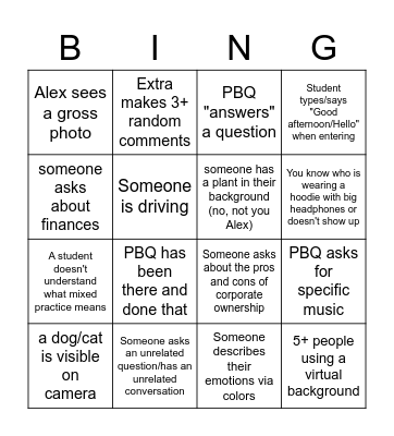 Dinosaurs and Wizards Attacking the Underworld Bingo Card