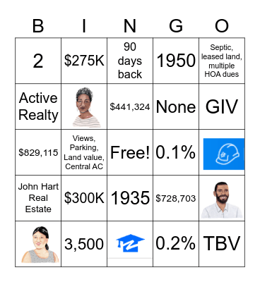 TeamKarisa Bingo Card