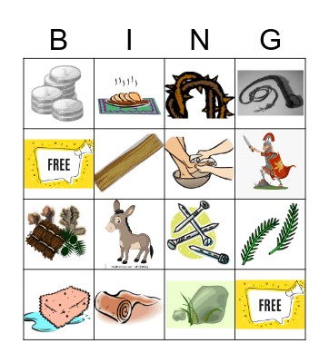 Easter Bingo Card