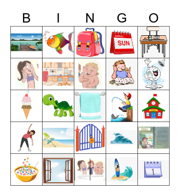 Same Day Sunday Bingo Card