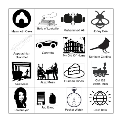 Sounds of Kentucky Bingo Card