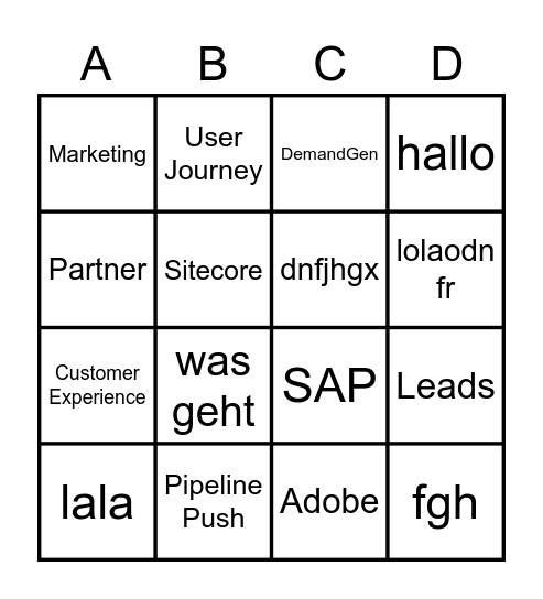 ecx.io takeover Bingo Card