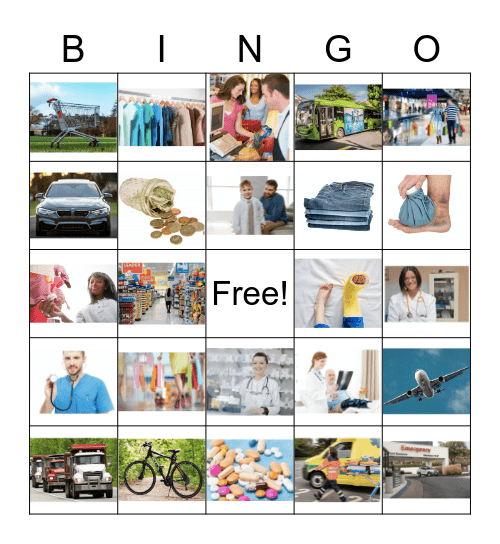 Doctor's Office Bingo Card