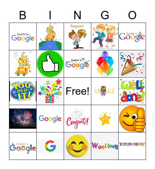 Google Doodle Bingo Card