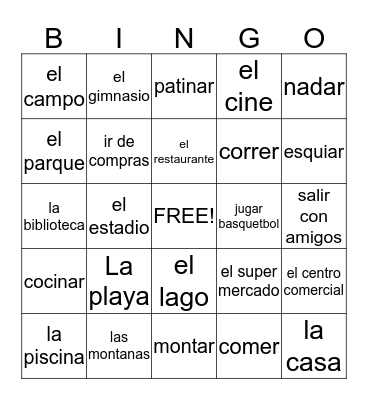 LOTERIA Bingo Card