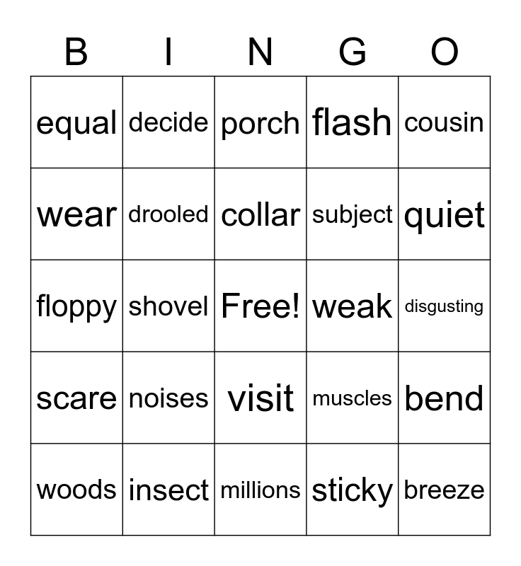 2nd-grade-vocabulary-words-bingo-card