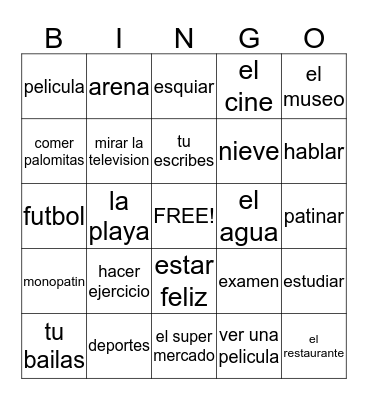LOTERIA Bingo Card