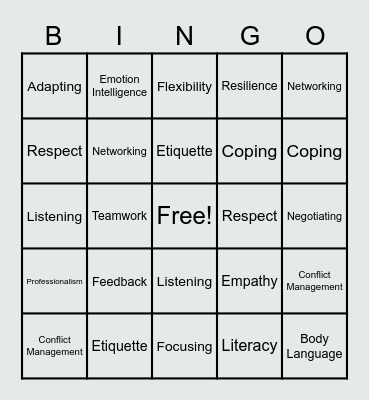 Life is What You Make It Bingo Card