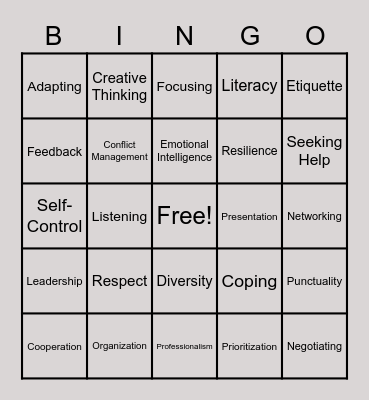 Life is What You Make It Bingo Card