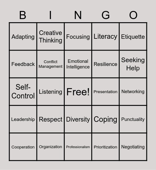 Life is What You Make It Bingo Card