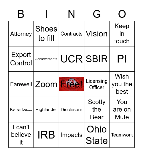 Why, oh why, oh why, oh...did I ever leave Ohio Bingo Card