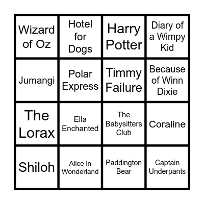 Screen Junkie Bingo Card