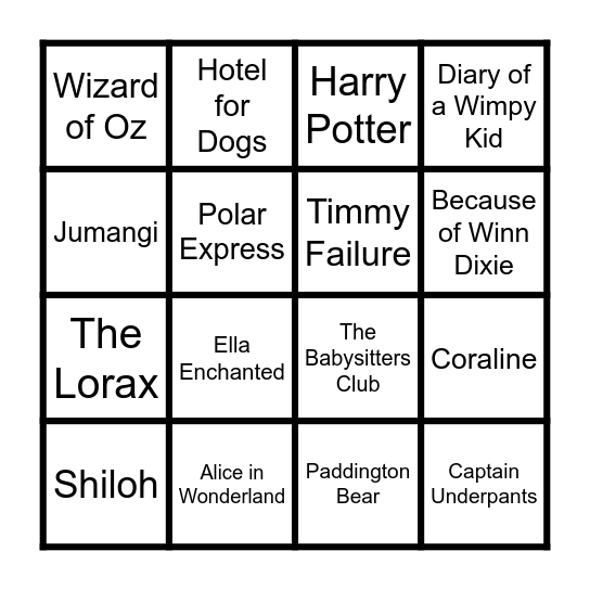 Screen Junkie Bingo Card