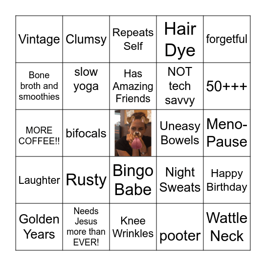 Old Lady Bingo Card