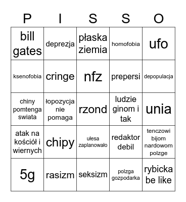 polzgie wywiady covid-21 Bingo Card