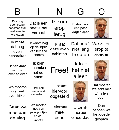 Lex Beijk Bingo Card