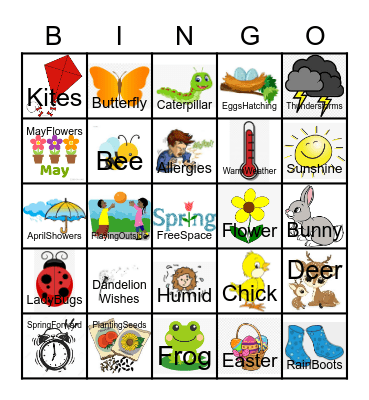 SPRING TIME! Bingo Card