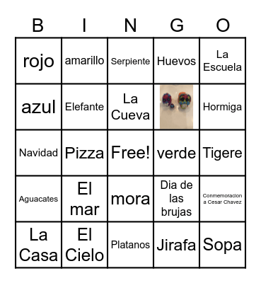 Adivina Bingo Card