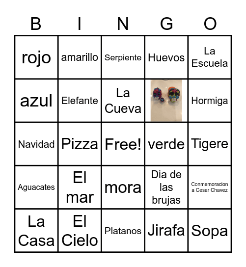 Adivina Bingo Card