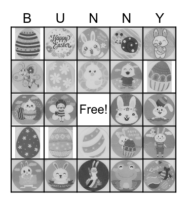 EASTER  EGG  HUNT Bingo Card