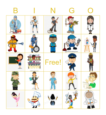 Career Bingo Card