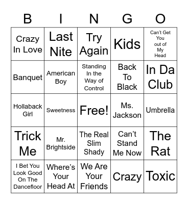 Easter Bingo - 00s Bingo Card