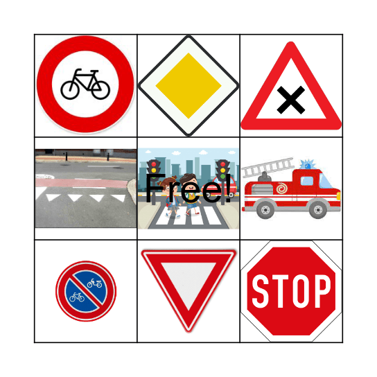 Verkeersbingo Card