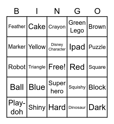 Social Group Fun Bingo Card