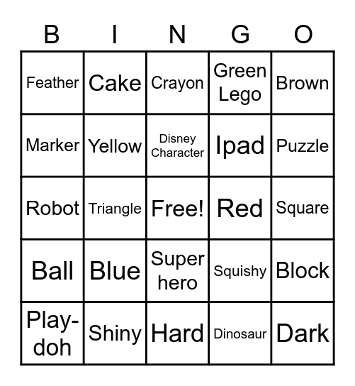 Social Group Fun Bingo Card