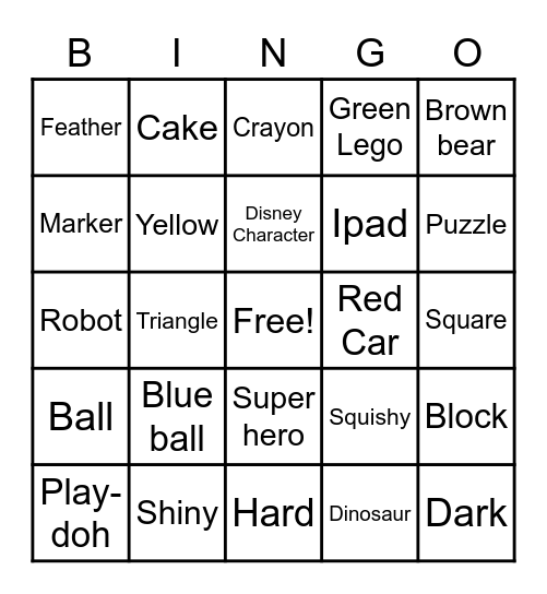 Social Group Fun Bingo Card