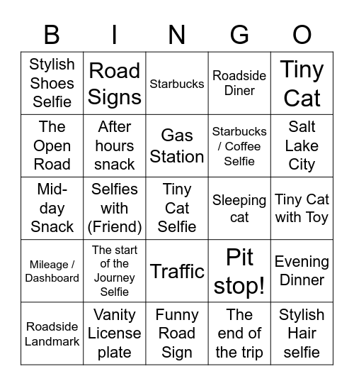 Juli's Discord Scavenger Hunt Bingo Card