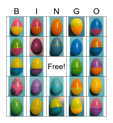 Easter Egg Bingo! Bingo Card