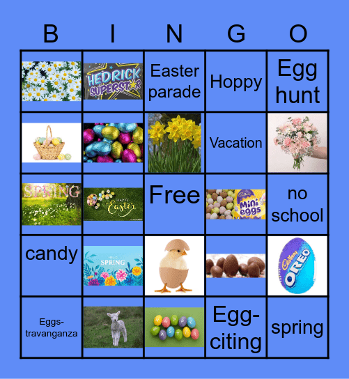 Easter BINGO Card