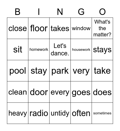 Untitled BingoVanThink 1B Bingo Card