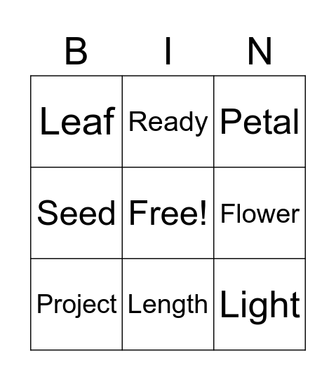 Shoot for the Sun Bingo 1 Bingo Card